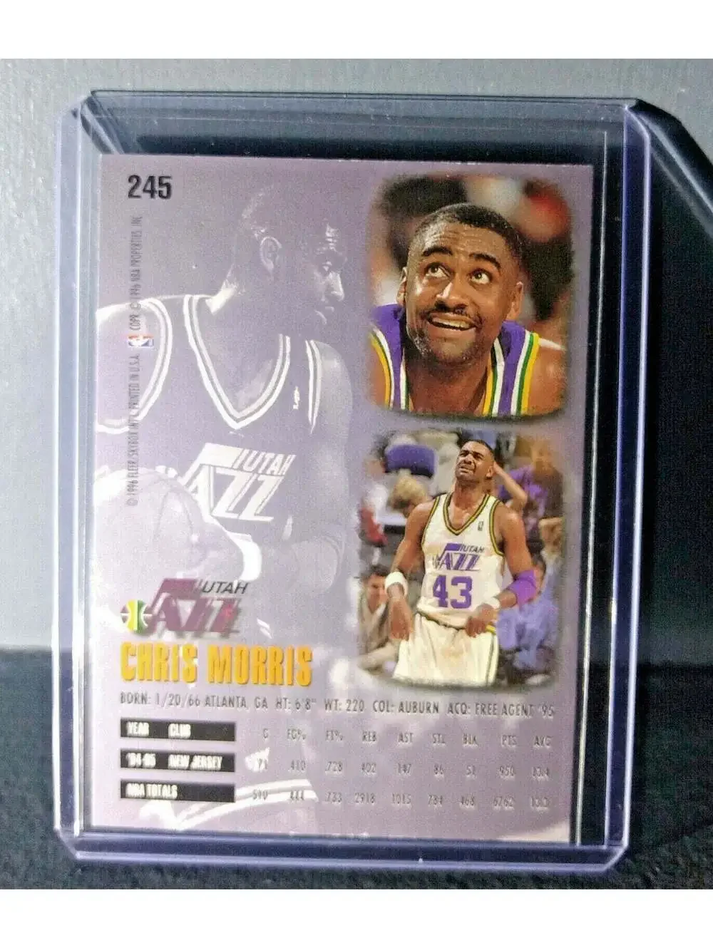 1995-96 Chris Morris #245 Basketball Card